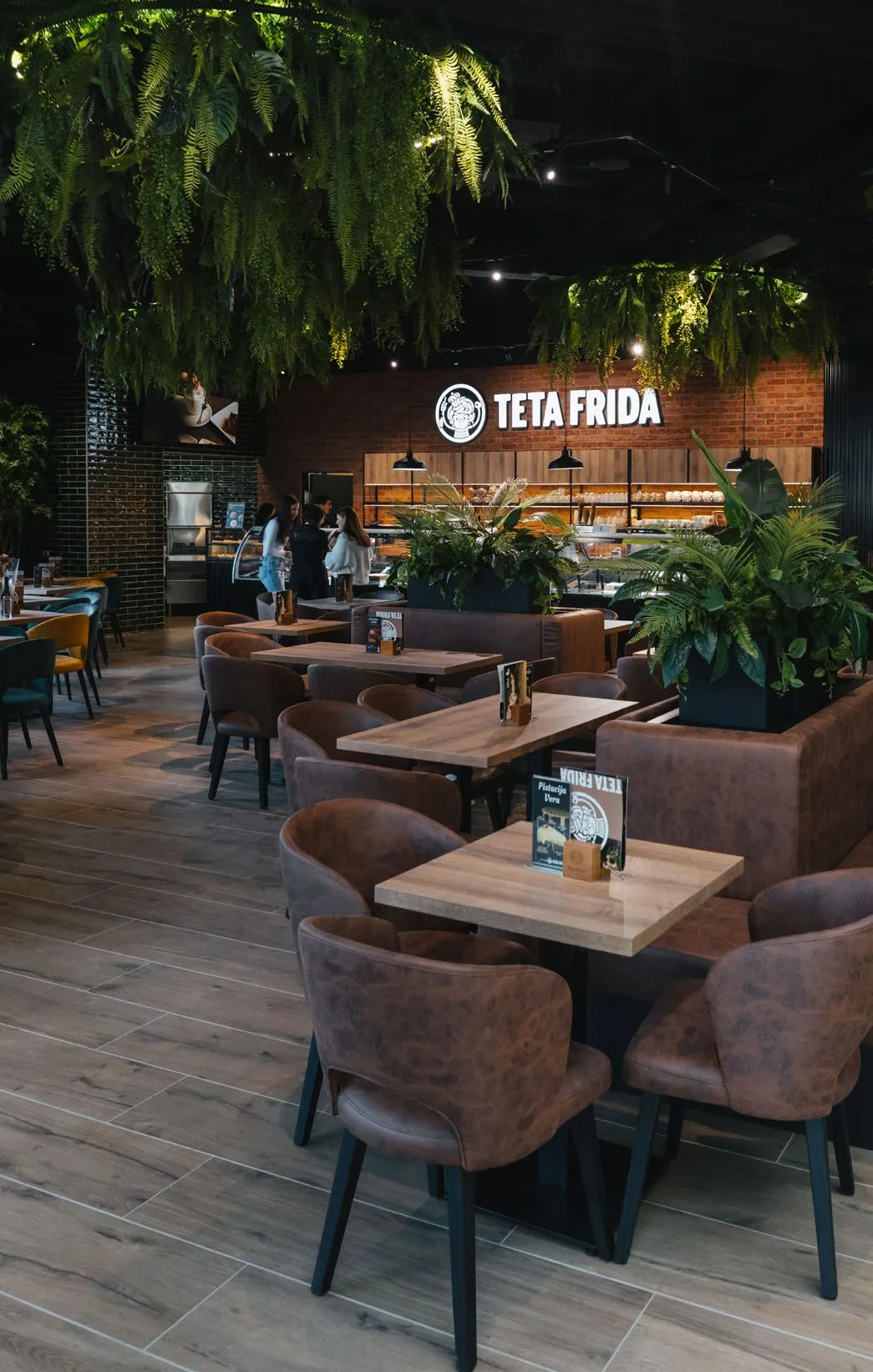 Inside a Teta Frida café